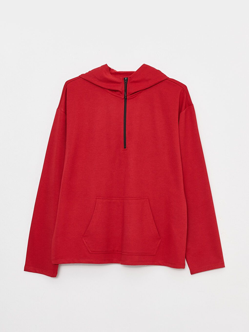Hooded Printed Long Sleeve Women's Sweatshirt-5