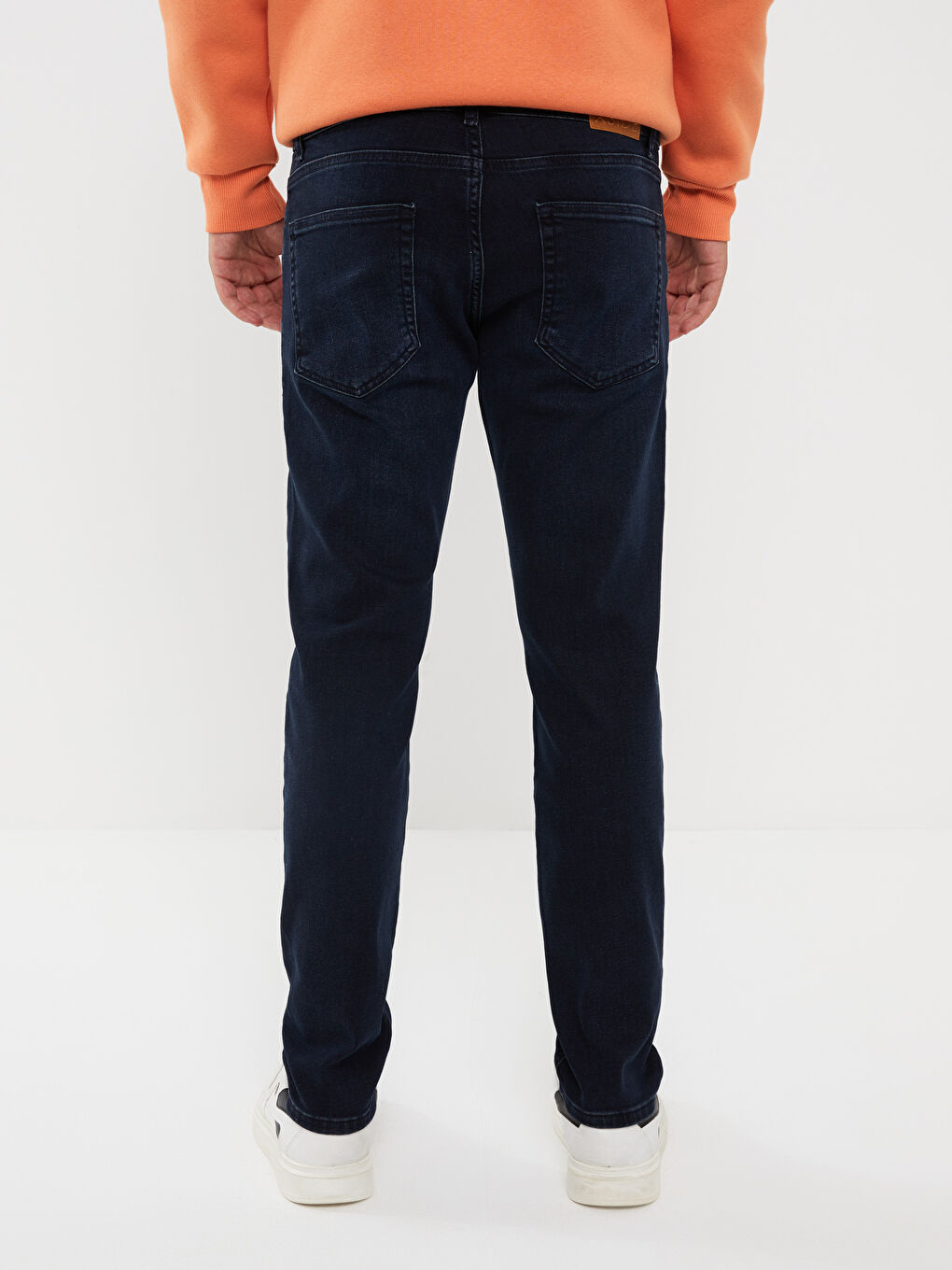 Lacivert Slim Fit Erkek Jean Pantolon-4