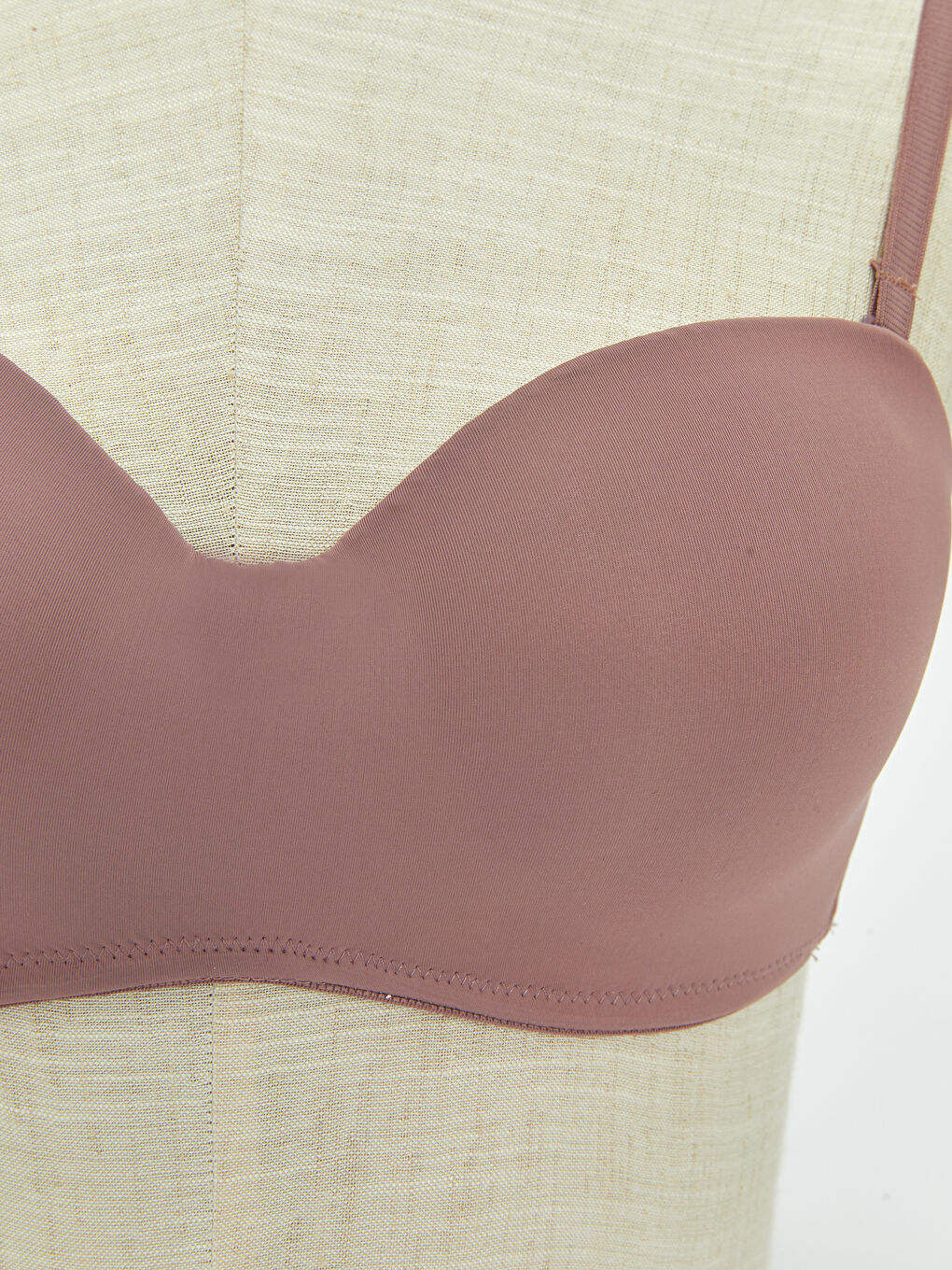 Pembe Balenli Dolgusuz Düz Sütyen 2'li Paket-2