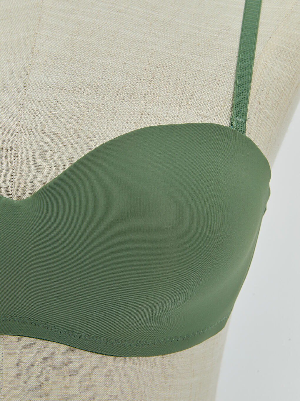 Ekru Balenli Dolgusuz Düz Sütyen 2'li Paket-2