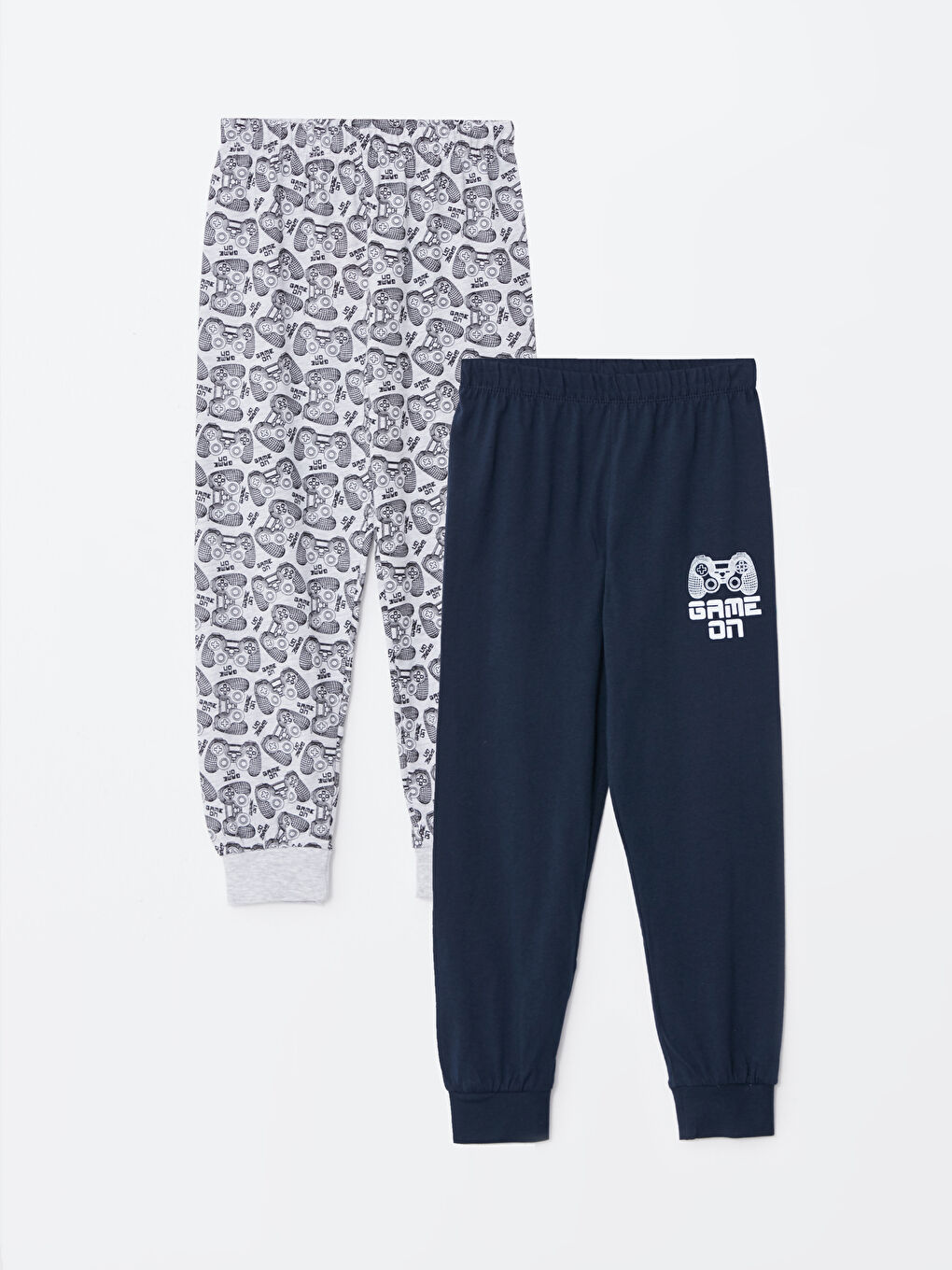 Elasticated Waist Printed Boys' Pyjama Bottoms 2 Pack