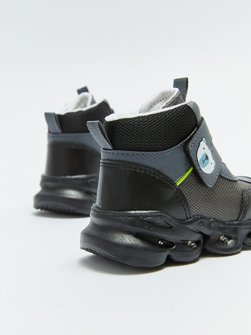 Velcro Sole Lighted Baby Boy Boots-5