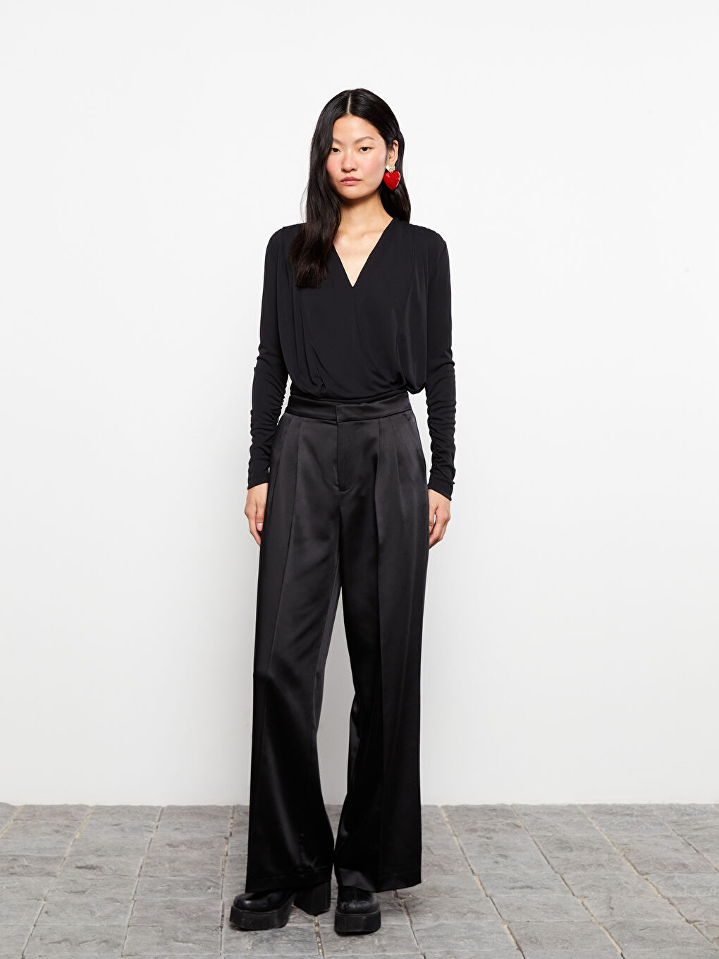 CRNA Pantalone Žena -W2HS14Z8-CVL