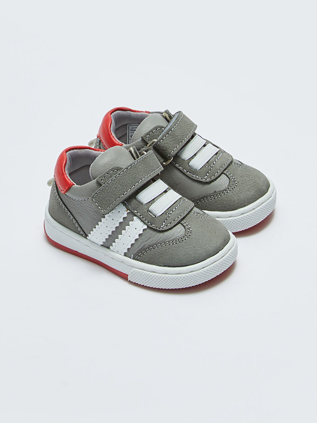 LCW STEPS Velcro Closure Genuine Leather Baby Boy First Step Shoes -W2HS51Z1-SPS