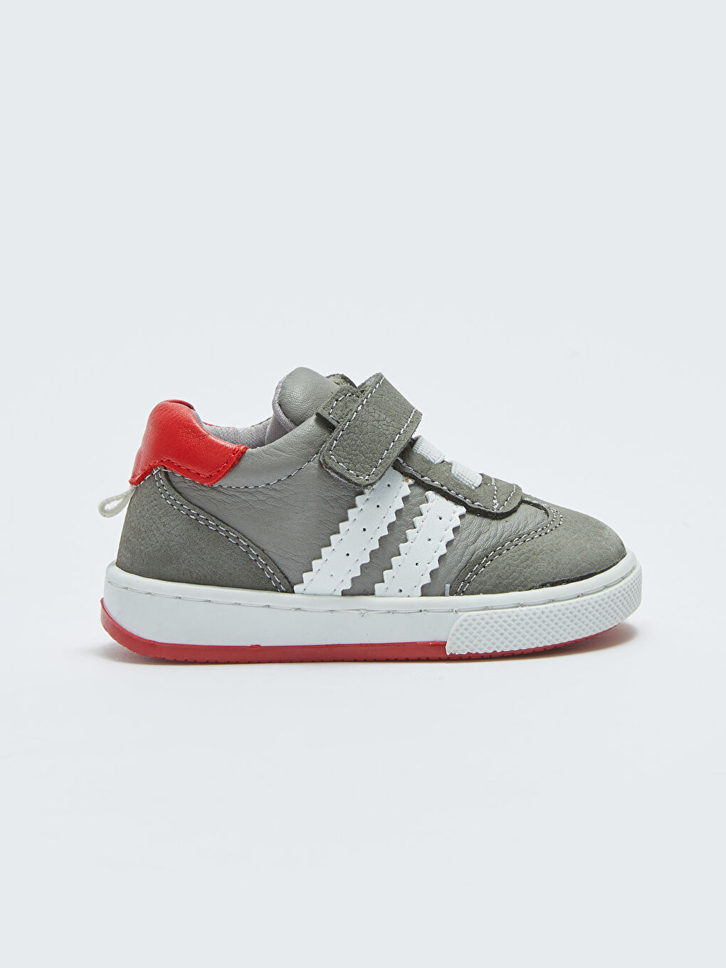 LCW STEPS Velcro Closure Genuine Leather Baby Boy First Step Shoes -W2HS51Z1-SPS