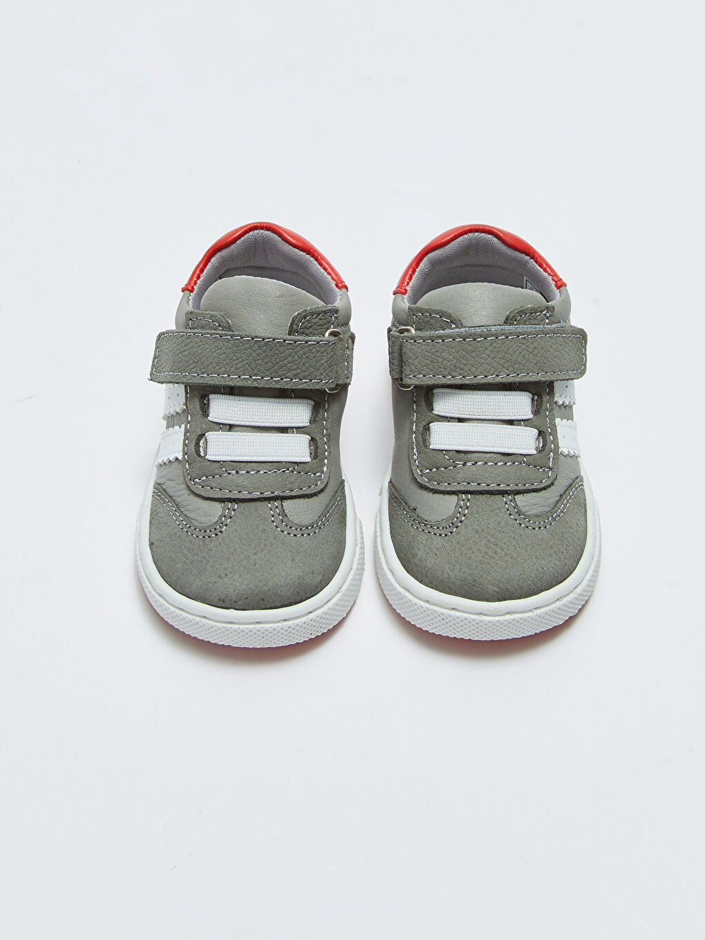 LCW STEPS Velcro Closure Genuine Leather Baby Boy First Step Shoes -W2HS51Z1-SPS