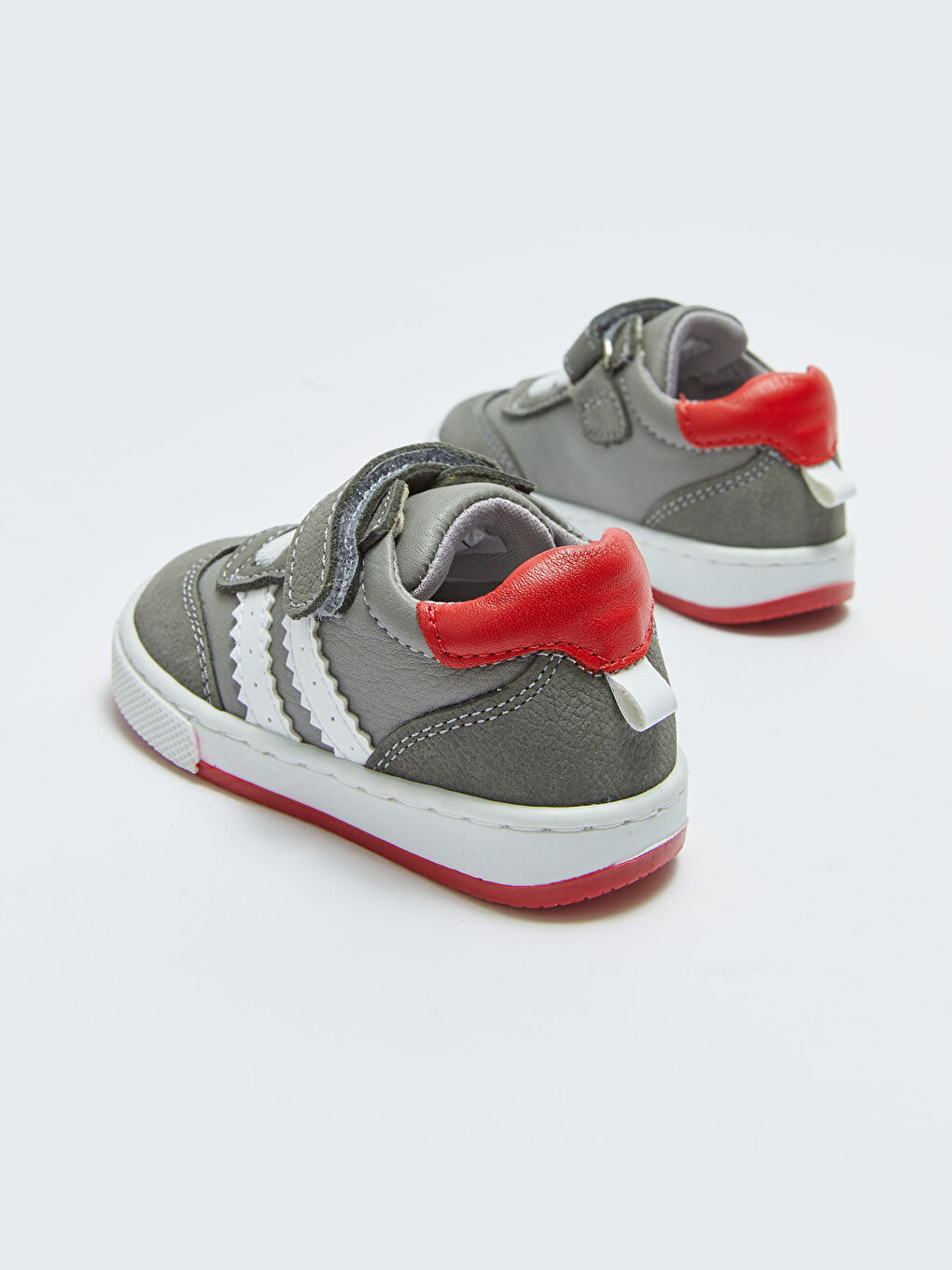 LCW STEPS Velcro Closure Genuine Leather Baby Boy First Step Shoes -W2HS51Z1-SPS