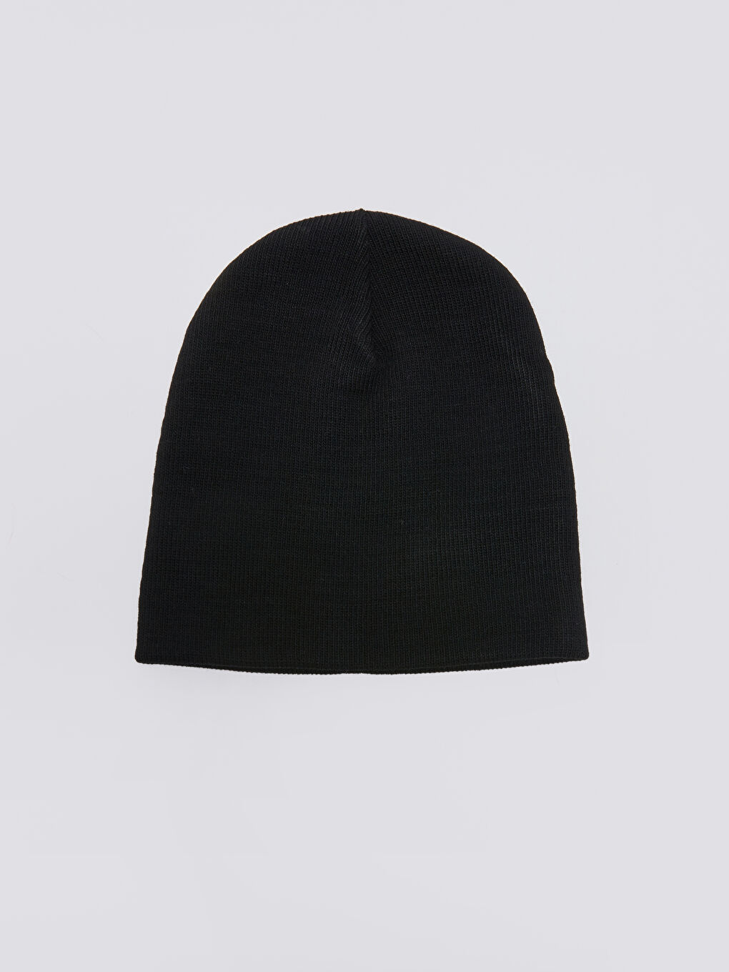 Siyah Erkek Triko Atkı ve Bere-2