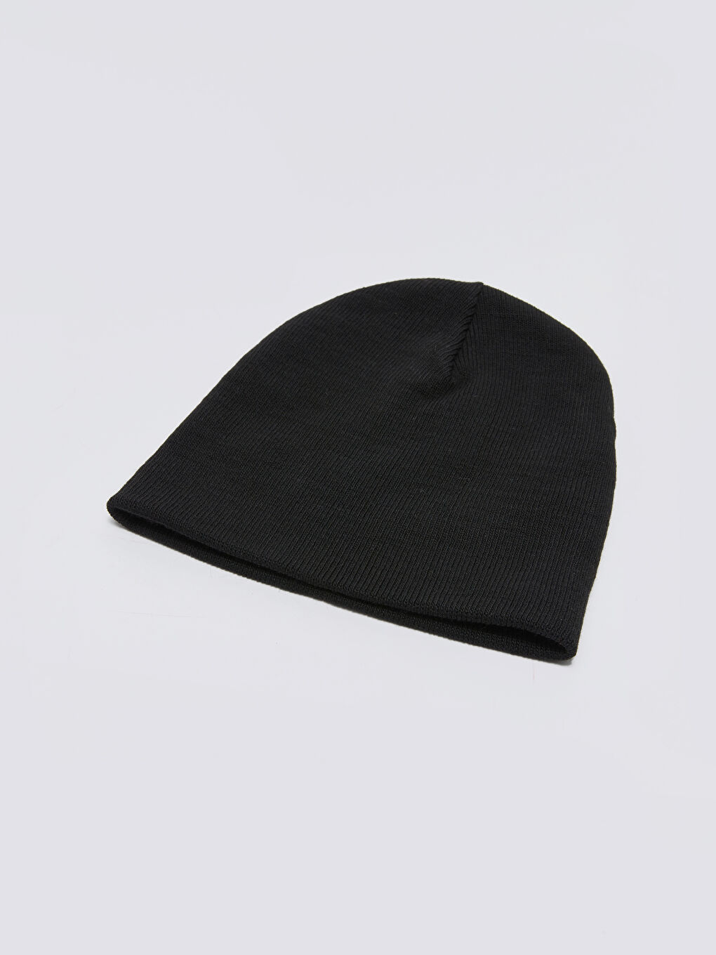 Siyah Erkek Triko Atkı ve Bere-3