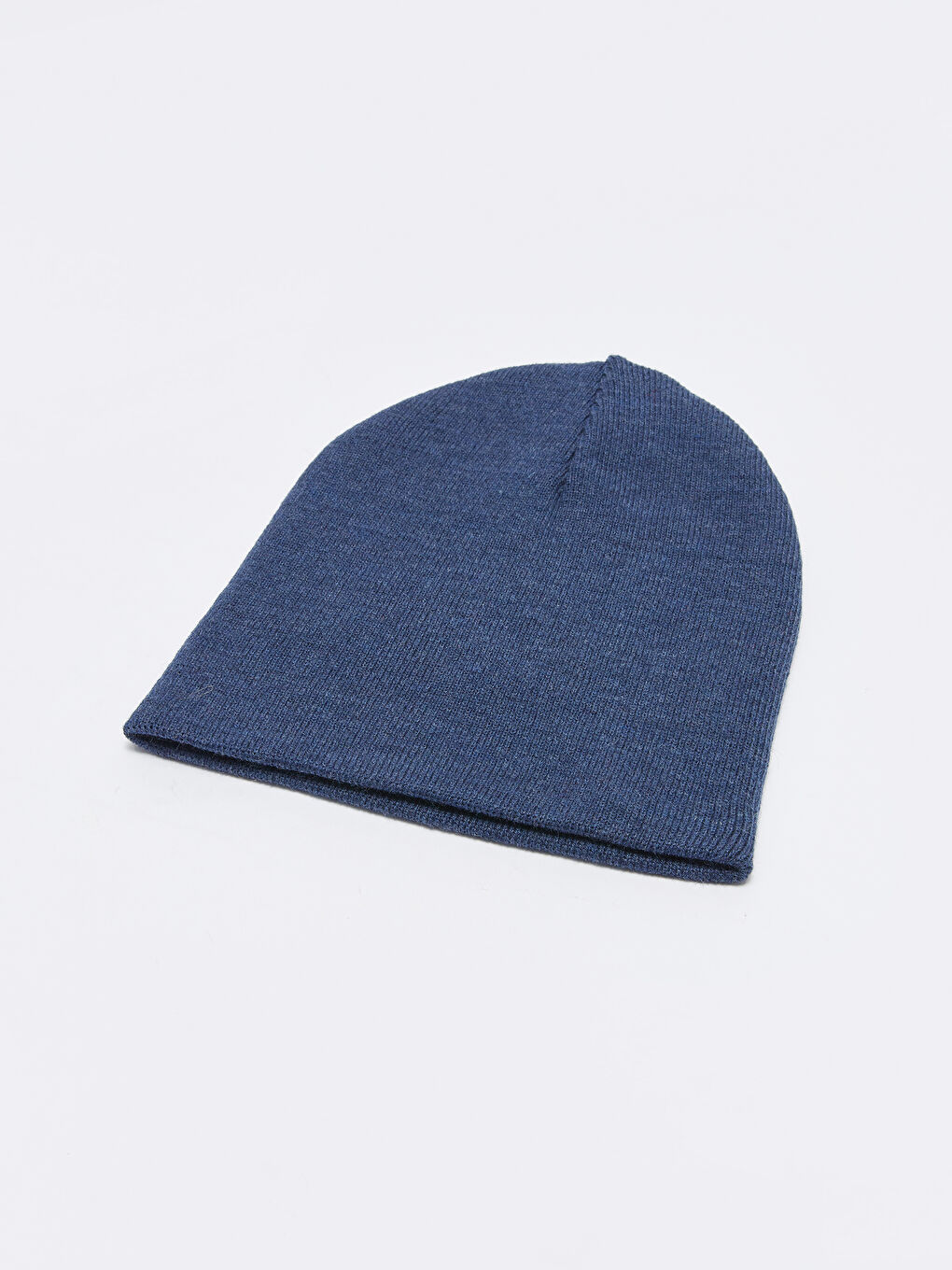 Lacivert Erkek Triko Atkı ve Bere-2