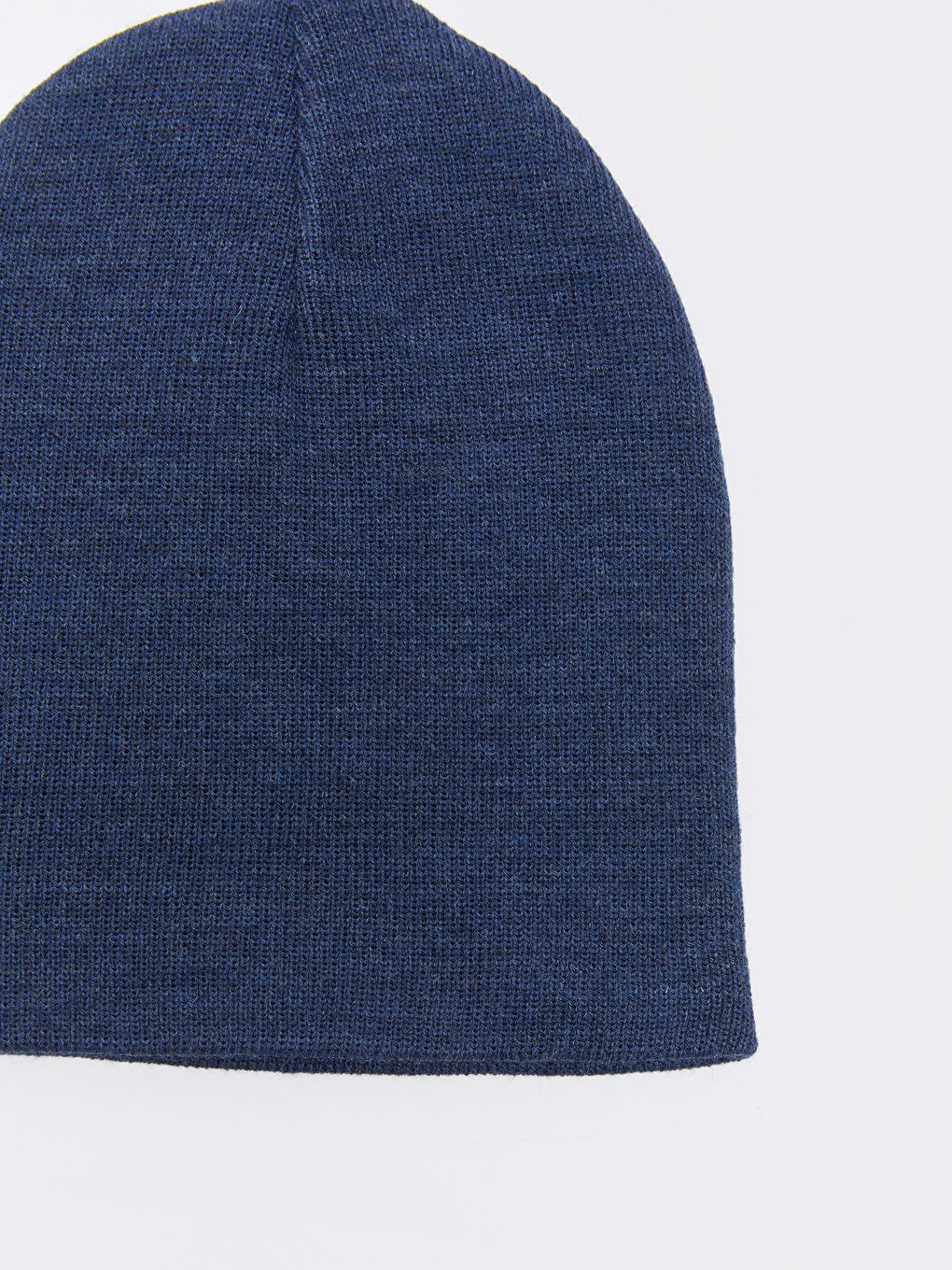 Lacivert Erkek Triko Atkı ve Bere-3