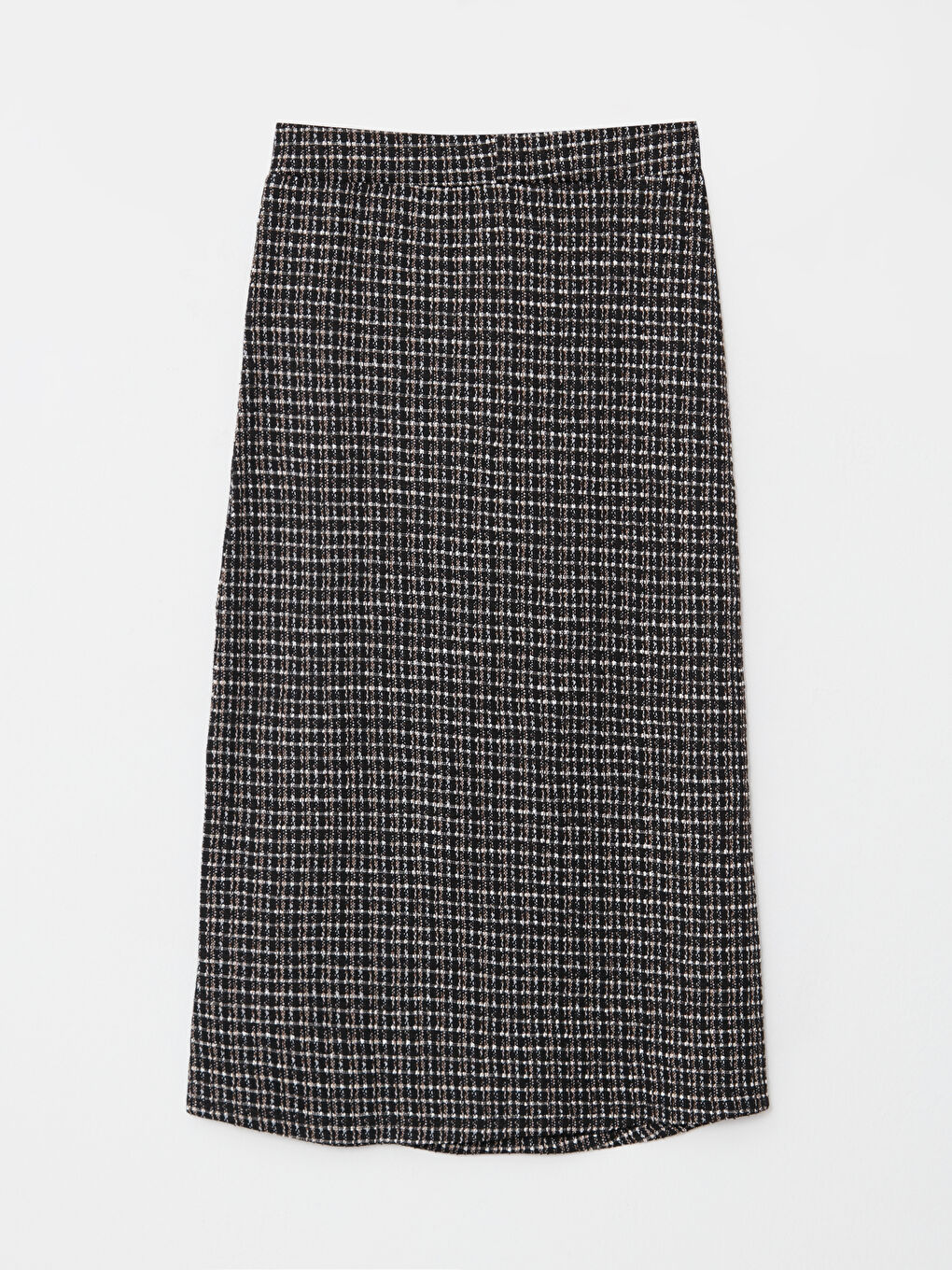 Patterned Button Detailed Women's Skirt-6