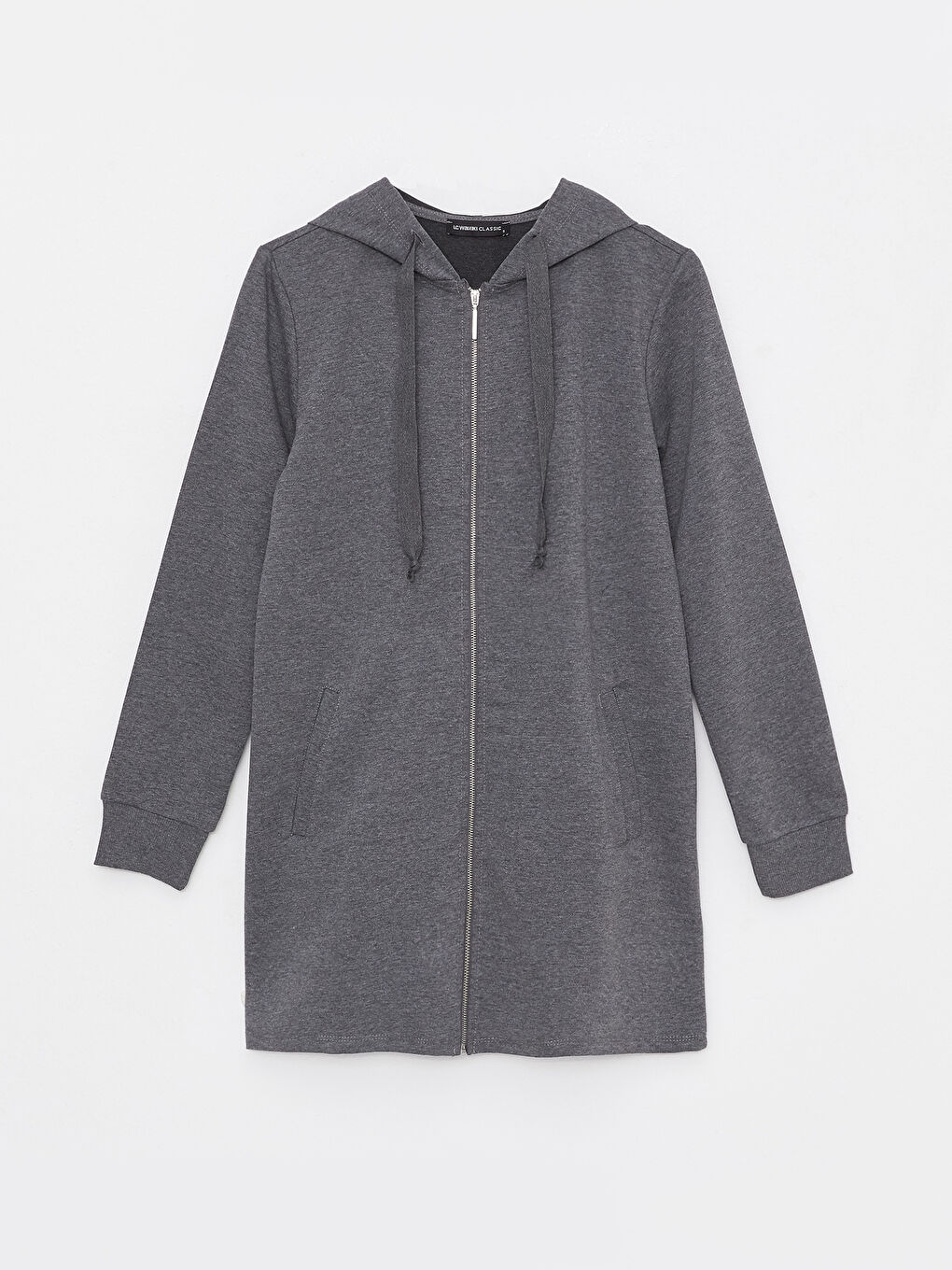 Woman ANTHRACITE Zip-Up Sweatshirt-4