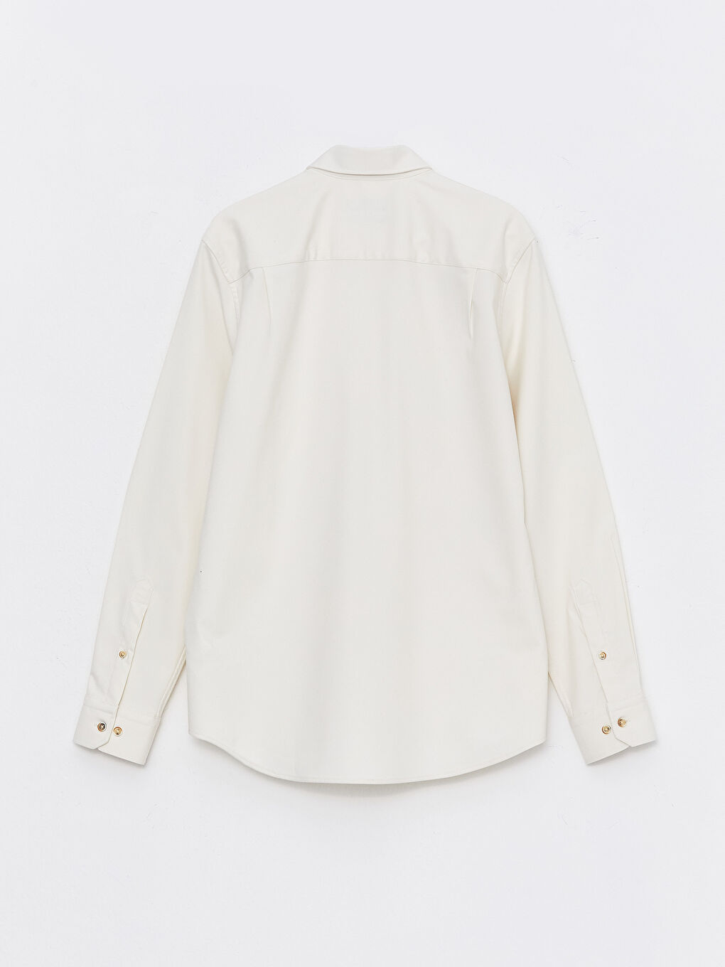 قميص كم طويل عادي للرجال-6