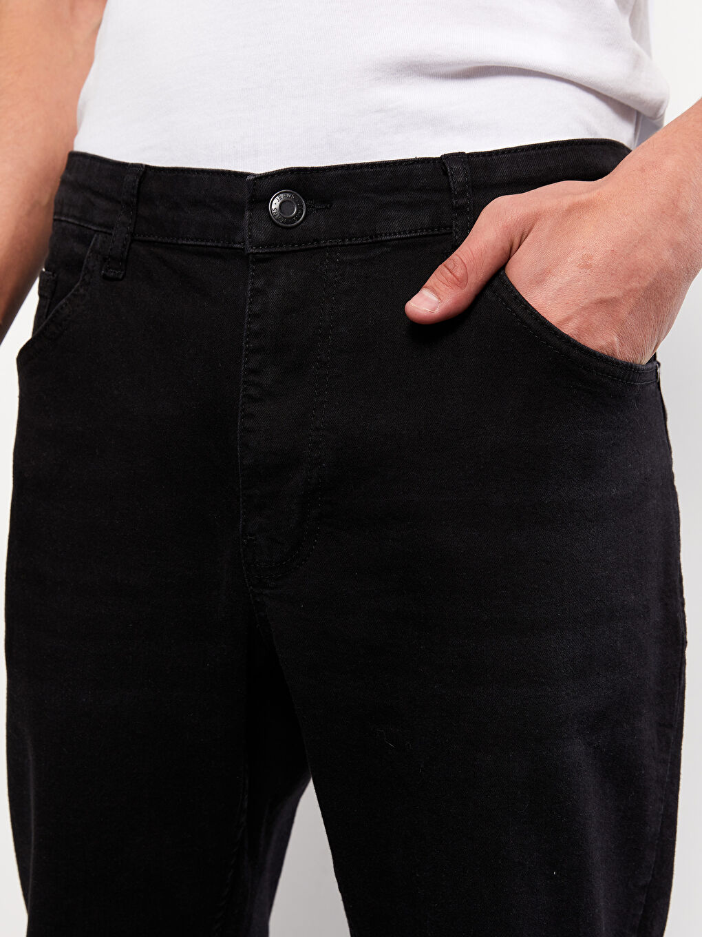 LCW Jeans Siyah 750 Slim Fit Erkek Jean Pantolon - 2