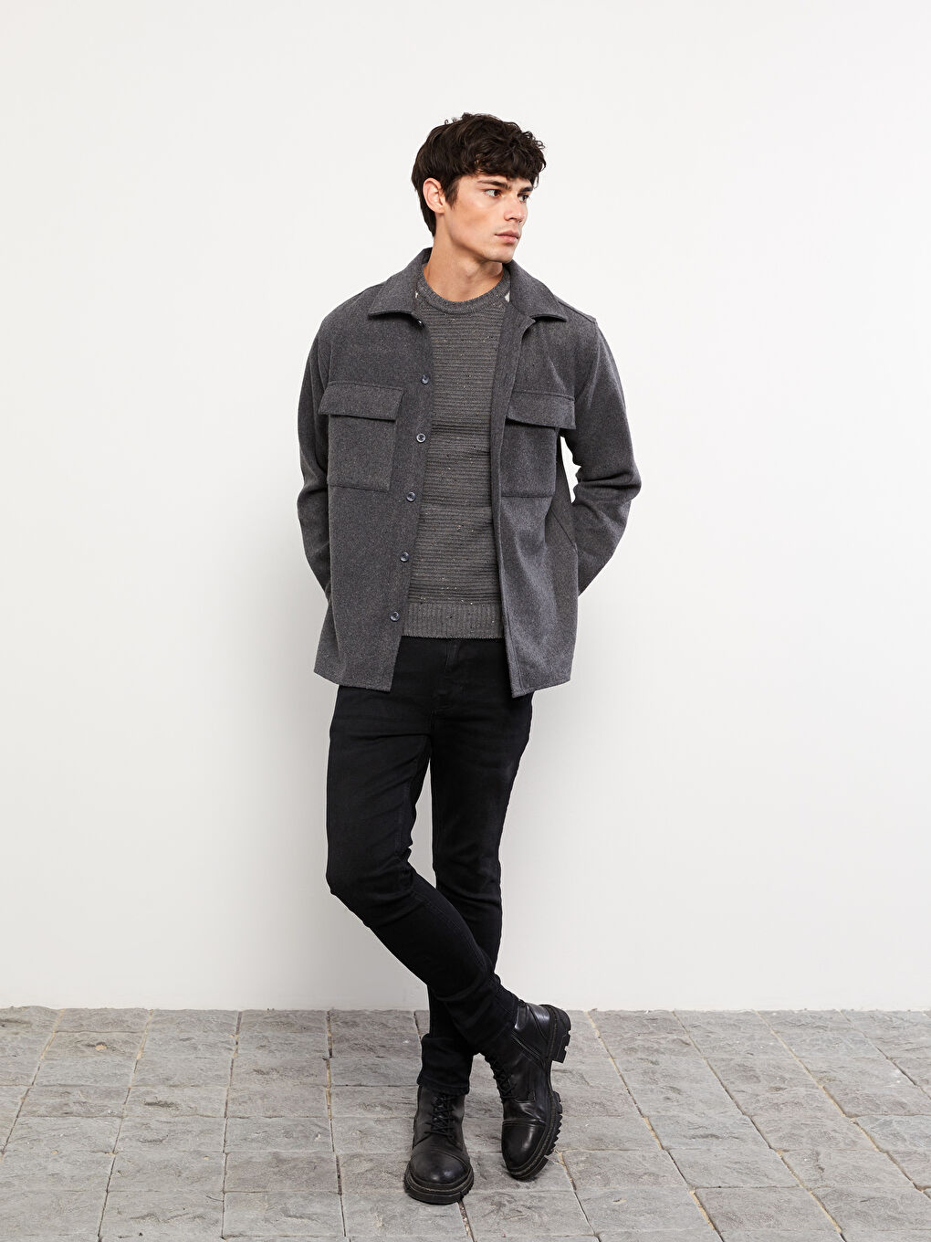 Siyah 760 Skinny Fit Erkek Jean Pantolon