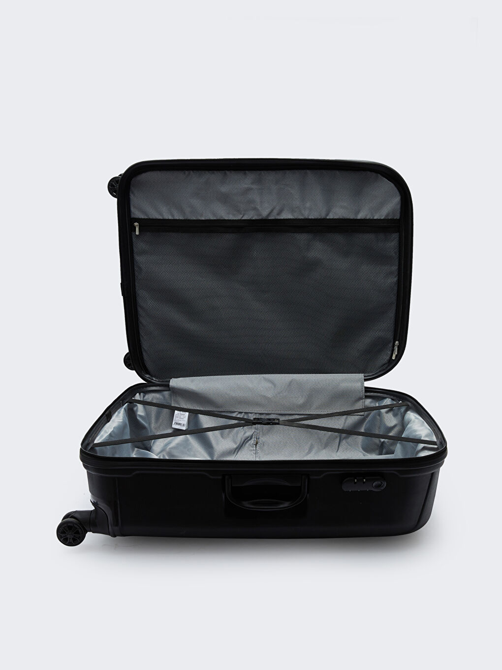 Siyah Kilit Detaylı Çekme Mekanizmalı Büyük Boy Valiz-3