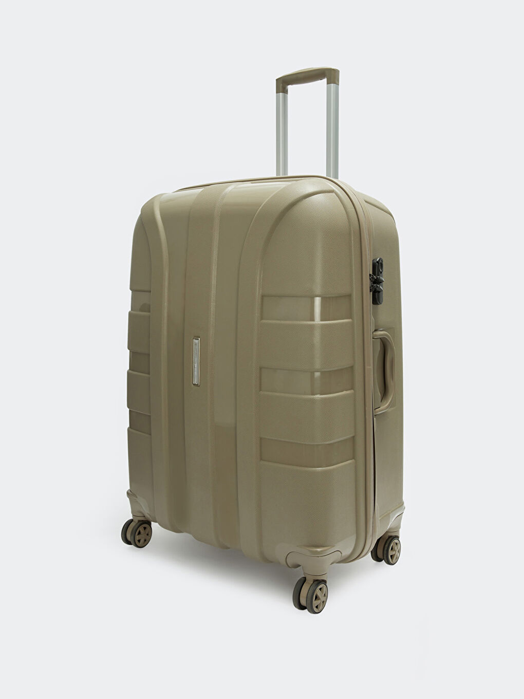 LCW ACCESSORIES Kahverengi Kilit Detaylı Çekme Mekanizmalı Büyük Boy Valiz - 1