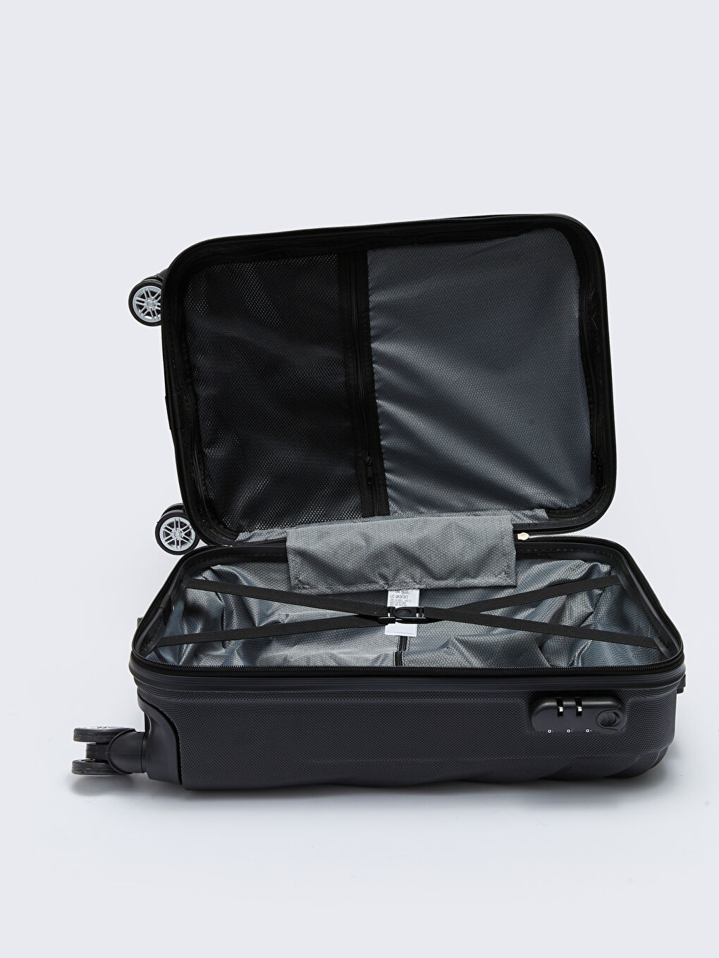 Siyah Kilit Detaylı Küçük Boy Valiz-3