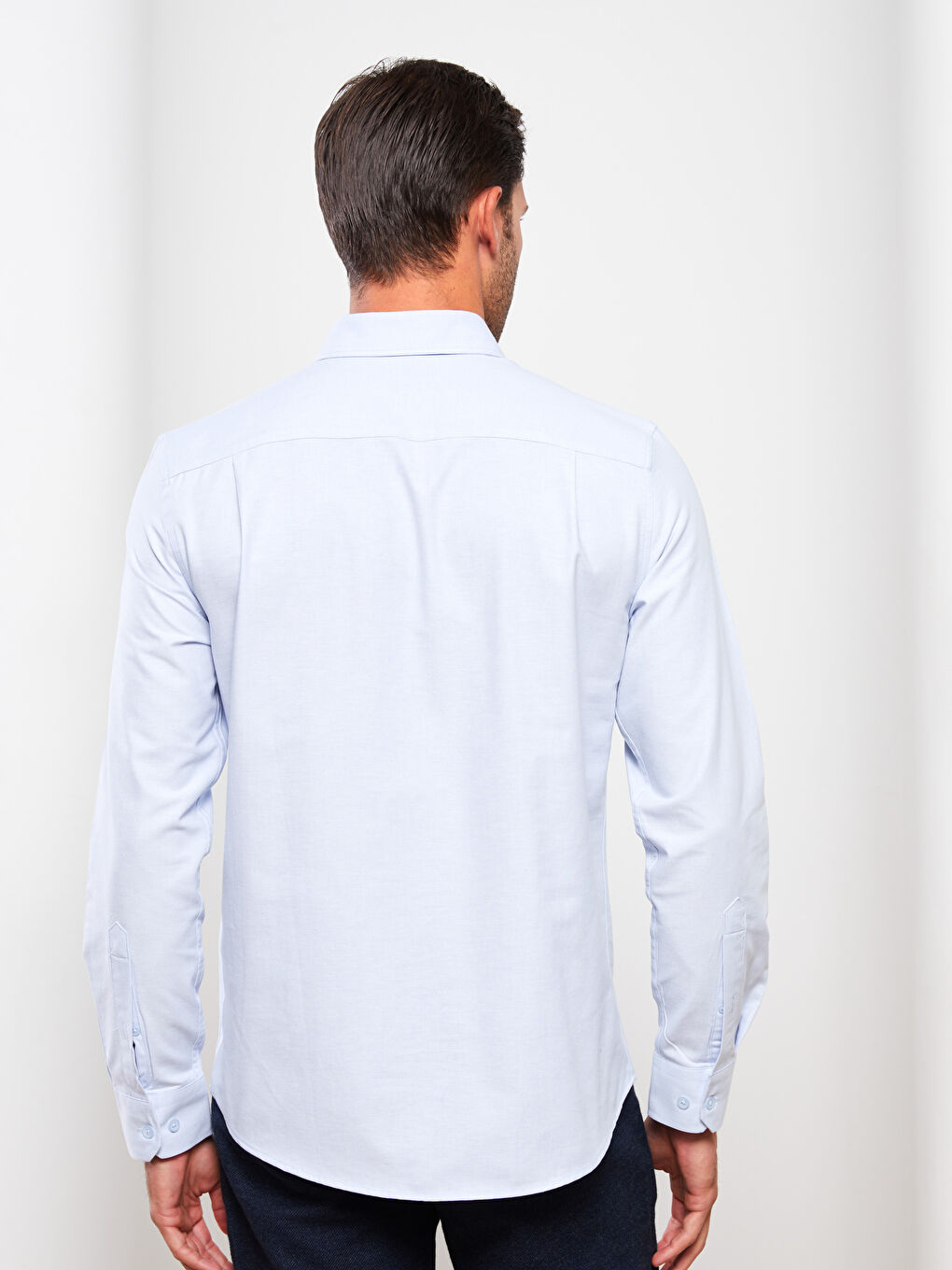 Mavi Regular Fit Uzun Kollu Oxford Erkek Gömlek-4