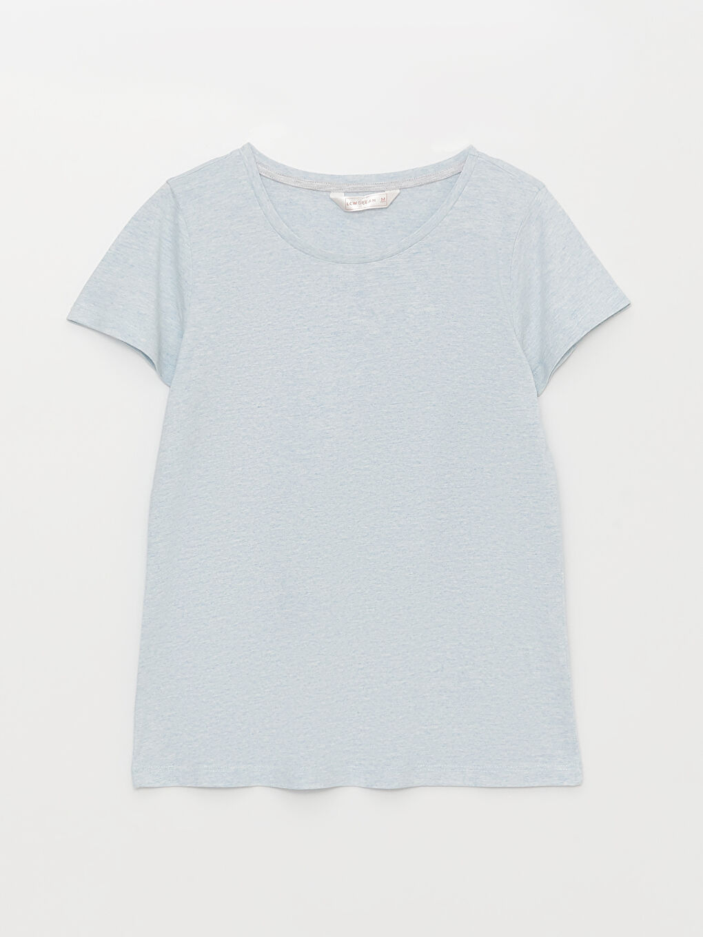 Mavi Bisiklet Yaka Düz Kısa Kollu Kadın Pijama Takımı-6