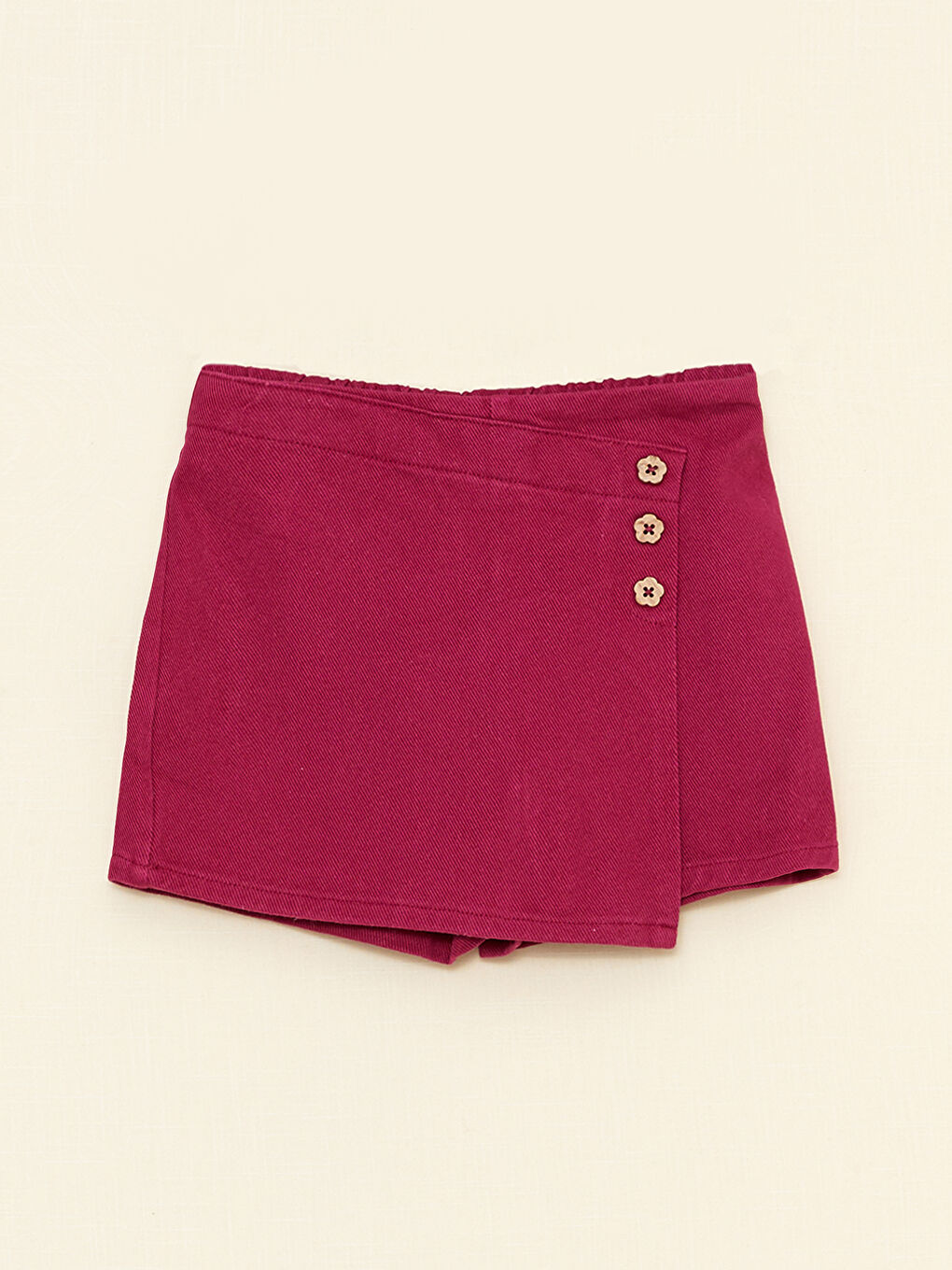 Elasticated Waist Basic Baby Girls' Skort-2
