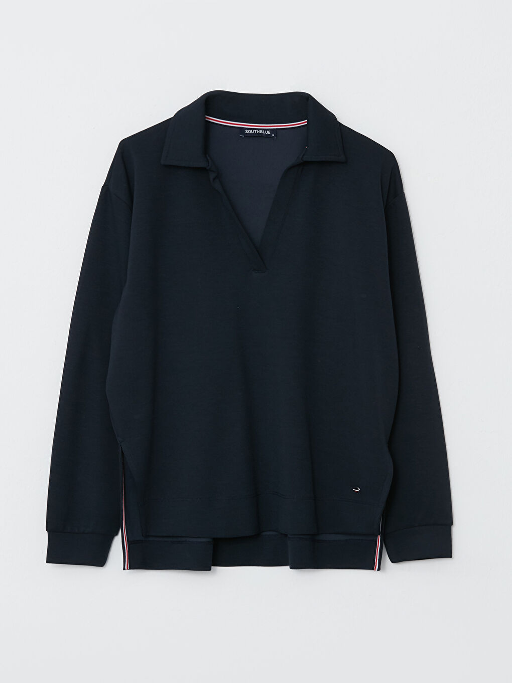 Sweat-shirt à col roulé régulier à manches longues pour Femmes-5