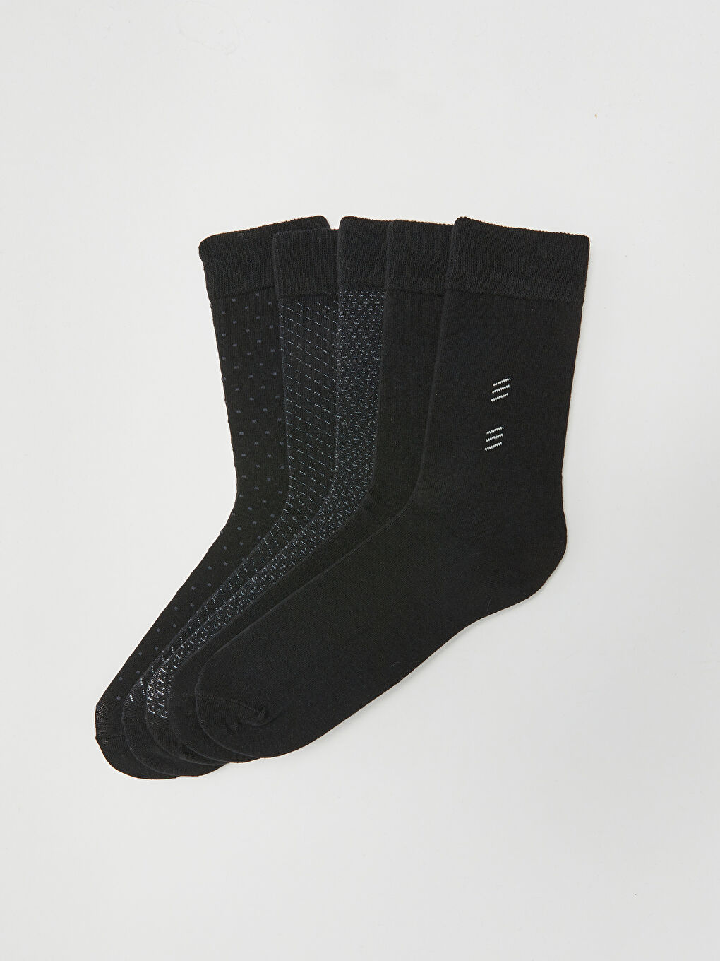 Patterned Men's Ankle Socks 5 Pack-1