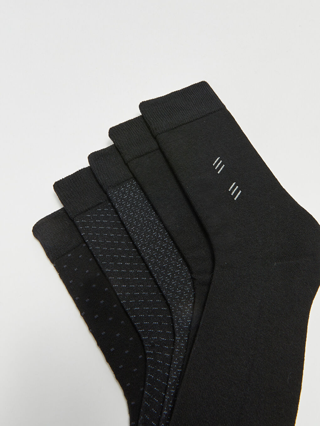 Patterned Men's Ankle Socks 5 Pack-2