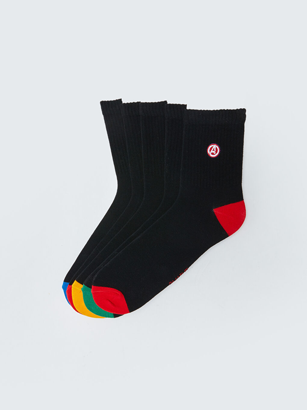 Printed Men's Ankle Socks 5 Pack-2