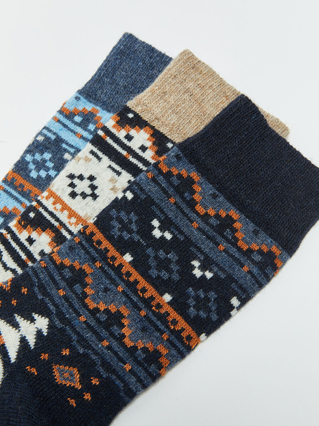 Patterned Men's Ankle Socks 3-packs-2