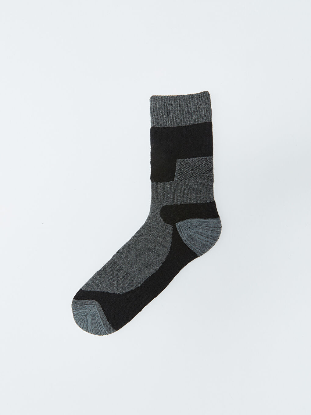 Gri Desenli Erkek Soket Çorap-1