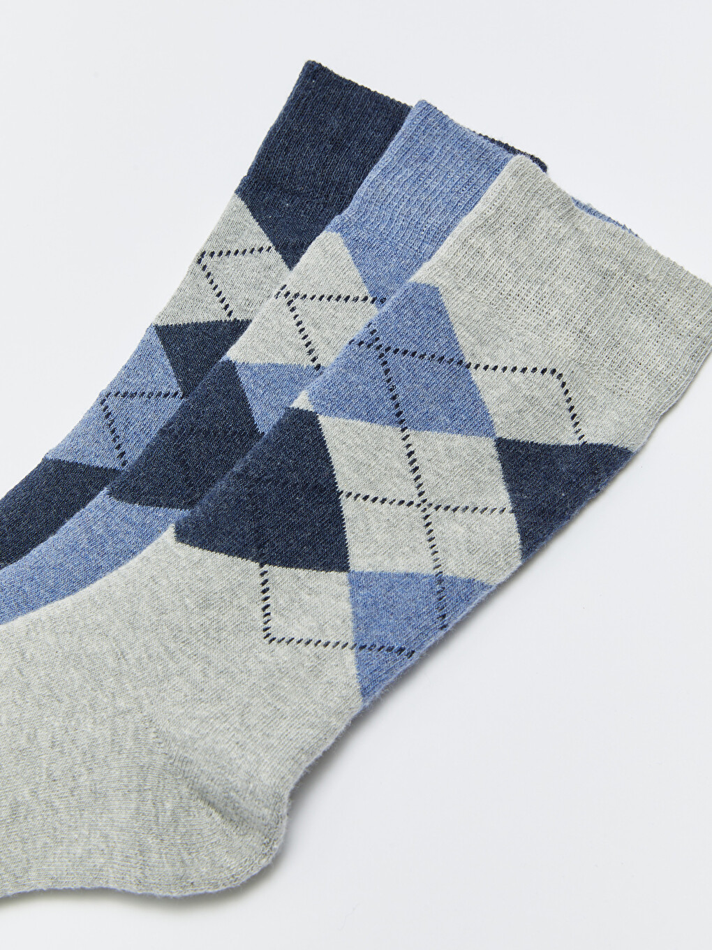 Patterned Men's Ankle Socks 3-packs-2