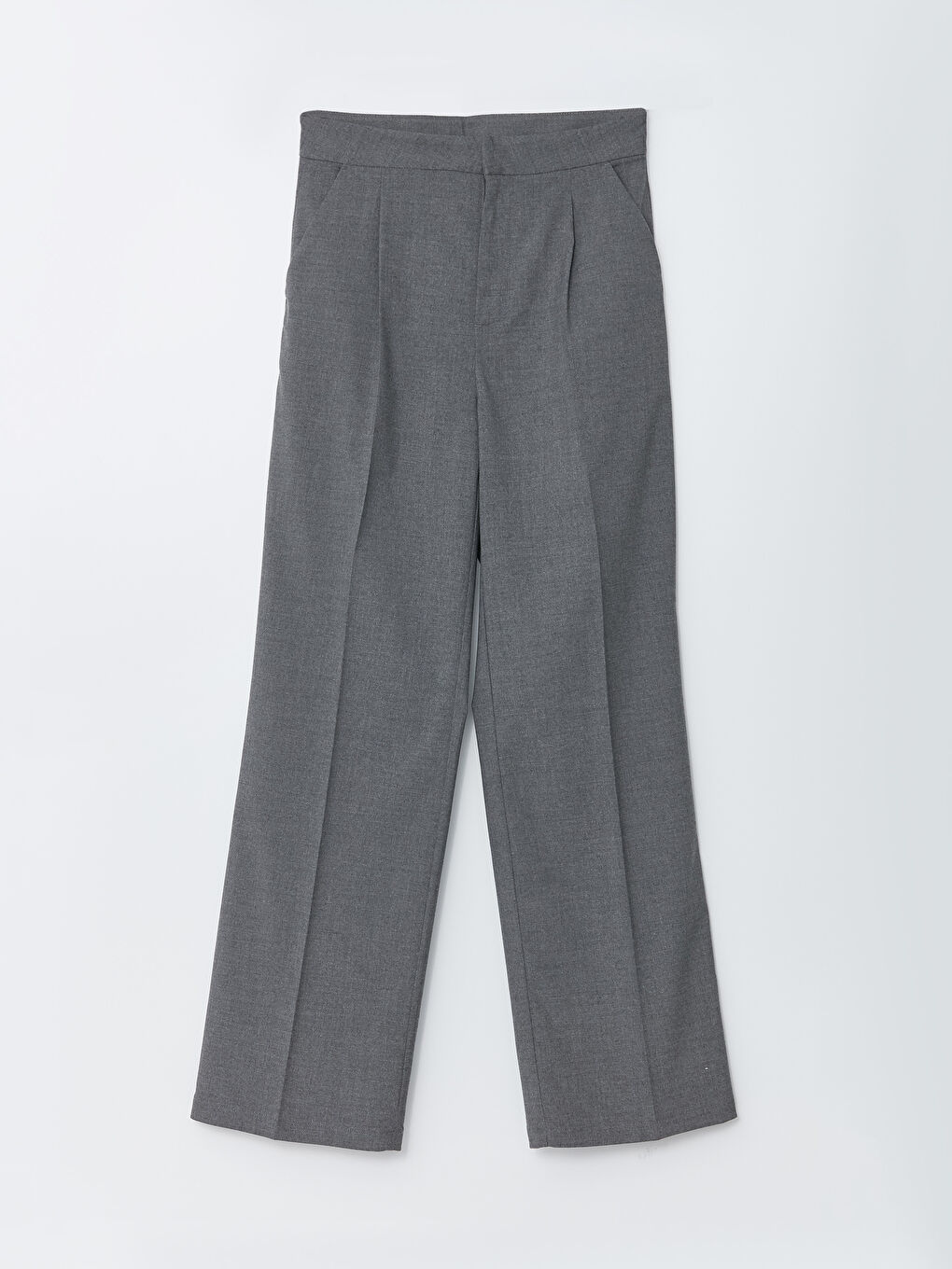 Damen Locker Geschnittene Schlichte Hosen-5