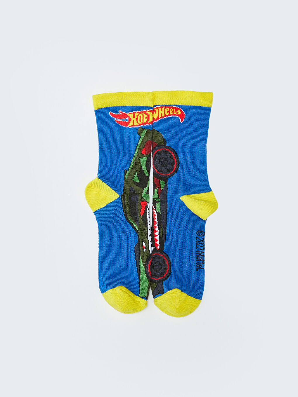 Karışık Hotwheels Desenli Erkek Çocuk Soket Çorap 3'lü-3