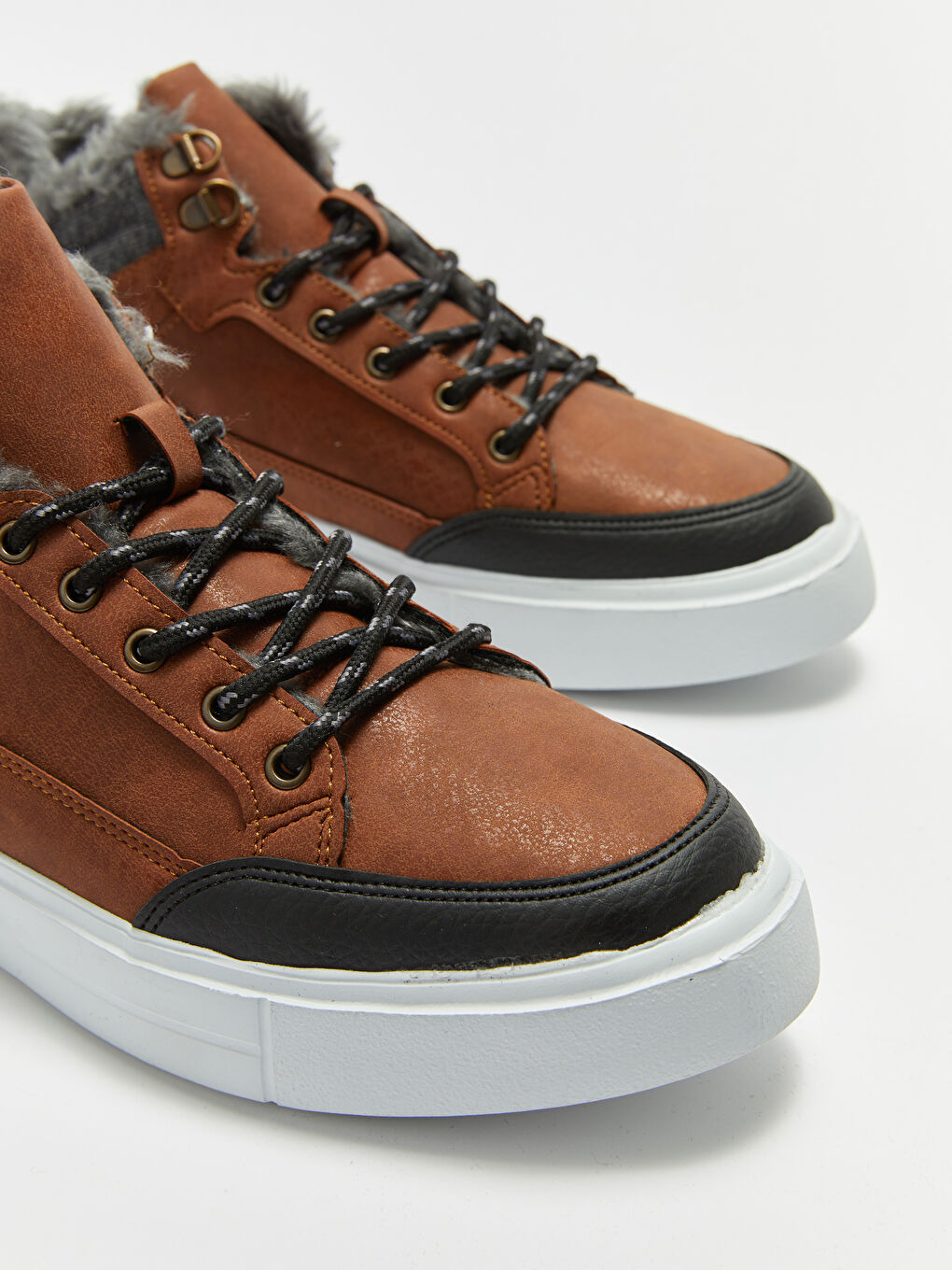 Kahverengi Bağcıklı Bilek Boy Erkek Spor Ayakkabı-2