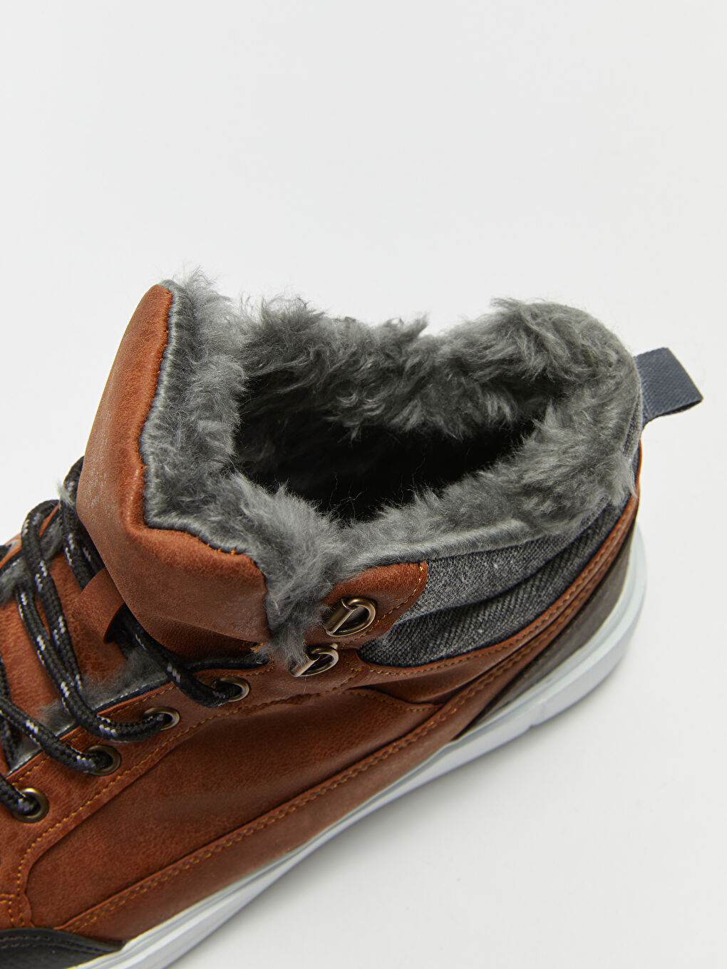 Kahverengi Bağcıklı Bilek Boy Erkek Spor Ayakkabı-5