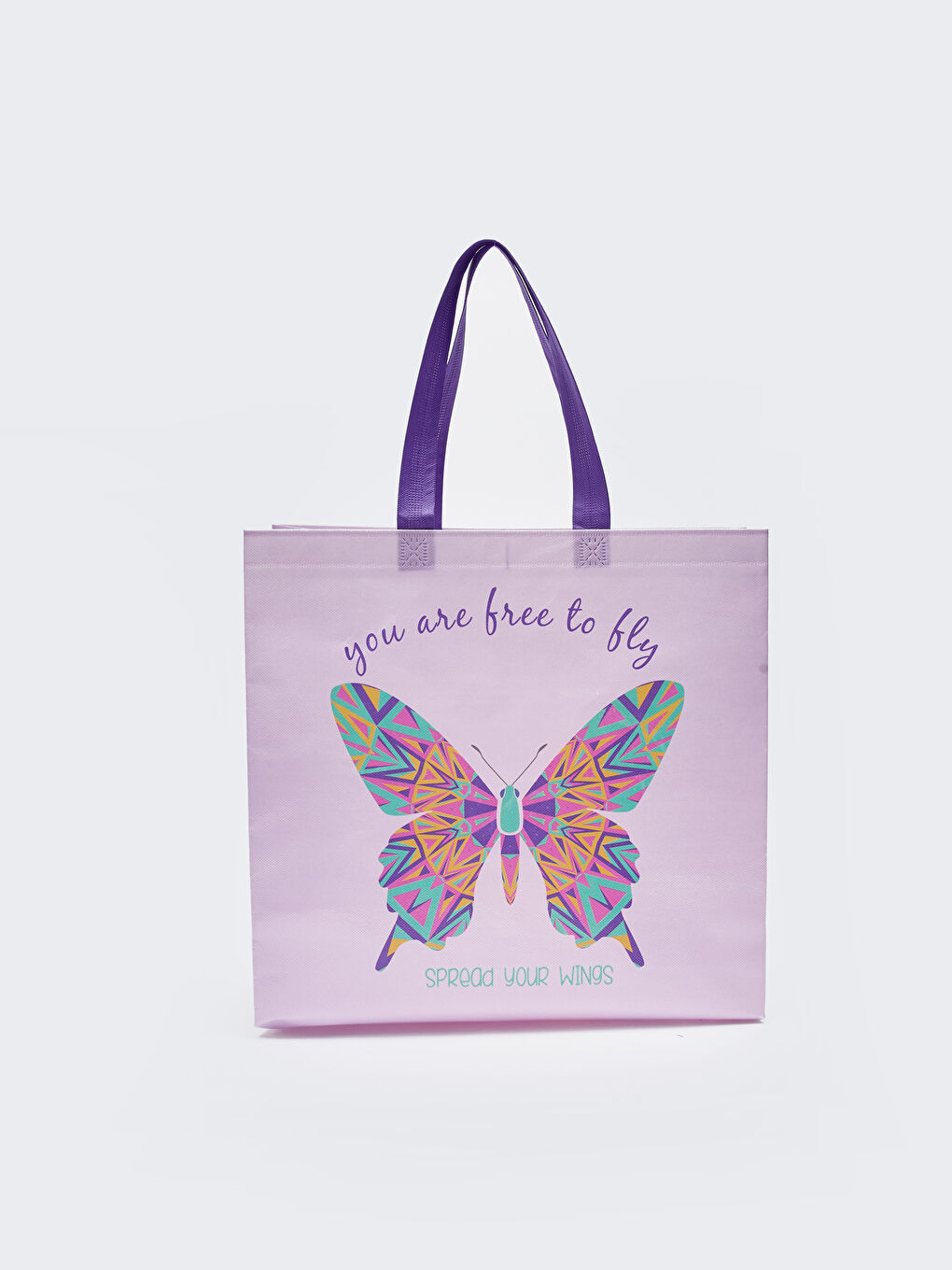 Karışık Baskılı Alışveriş Çantası