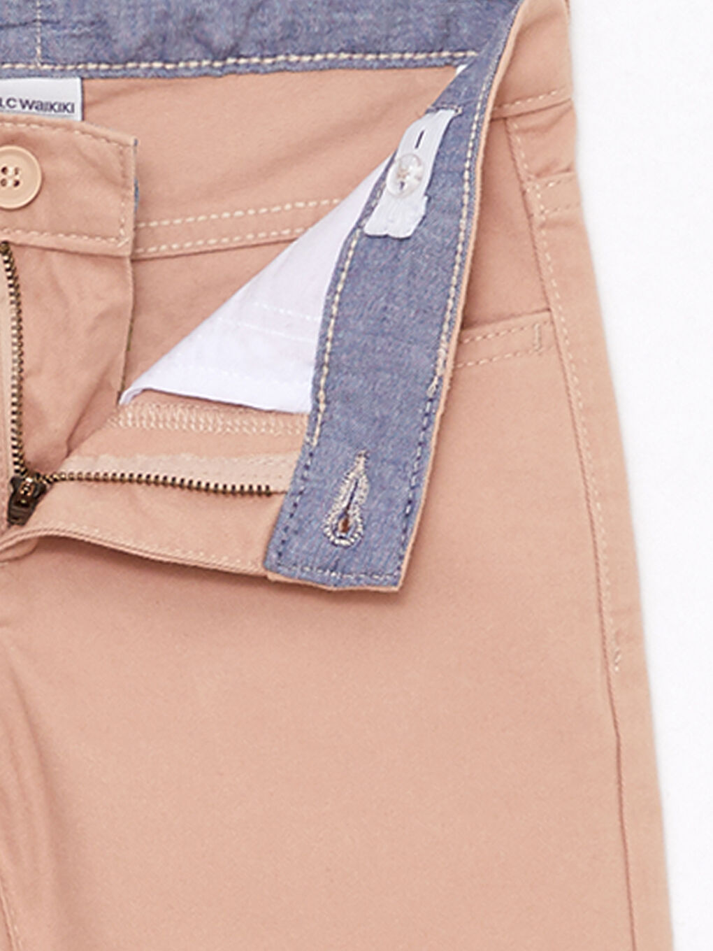 Basic Cotton Boy Trousers-2