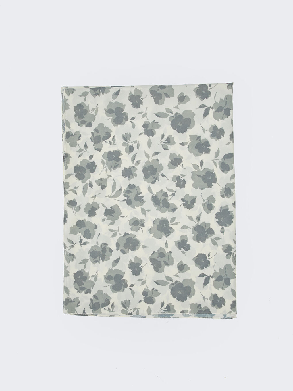 Yeşil Çiçek Desenli Kadın Şal-4