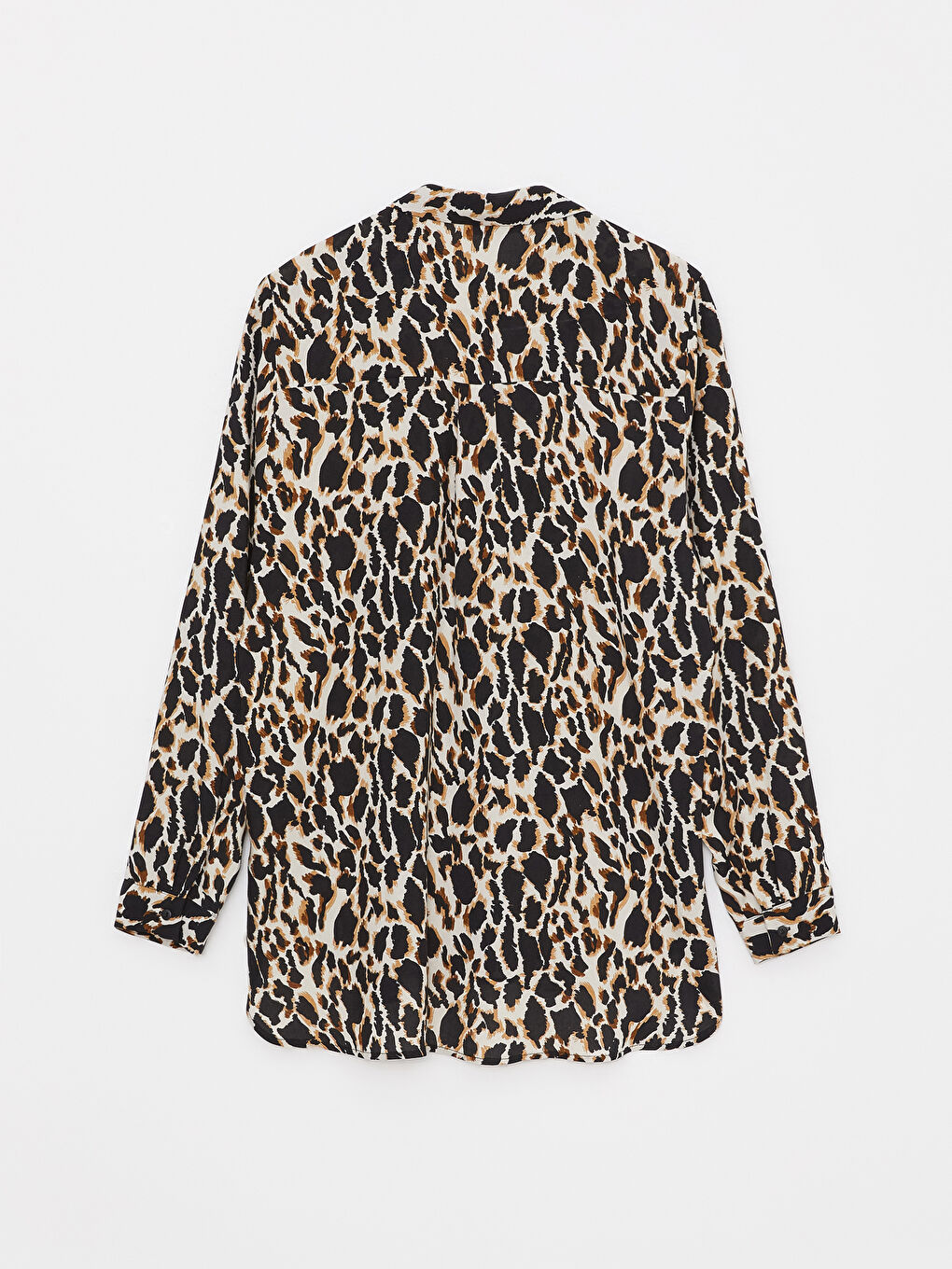 Patterned Long Sleeve Women's Shirt-6