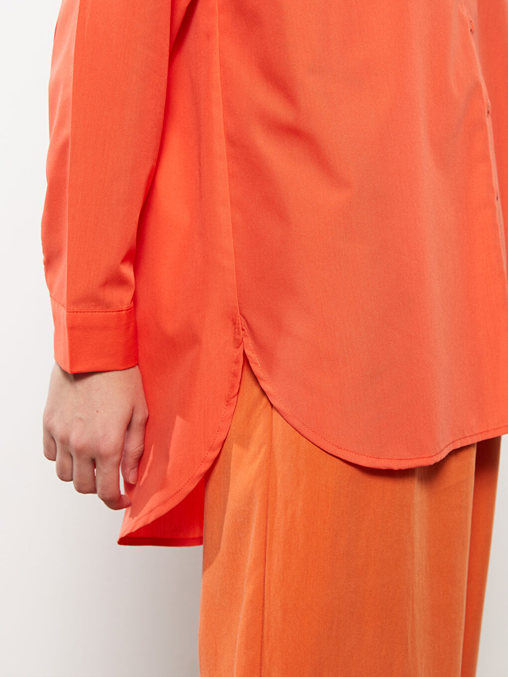 Jednostavna ženska košulja dugih rukava-3