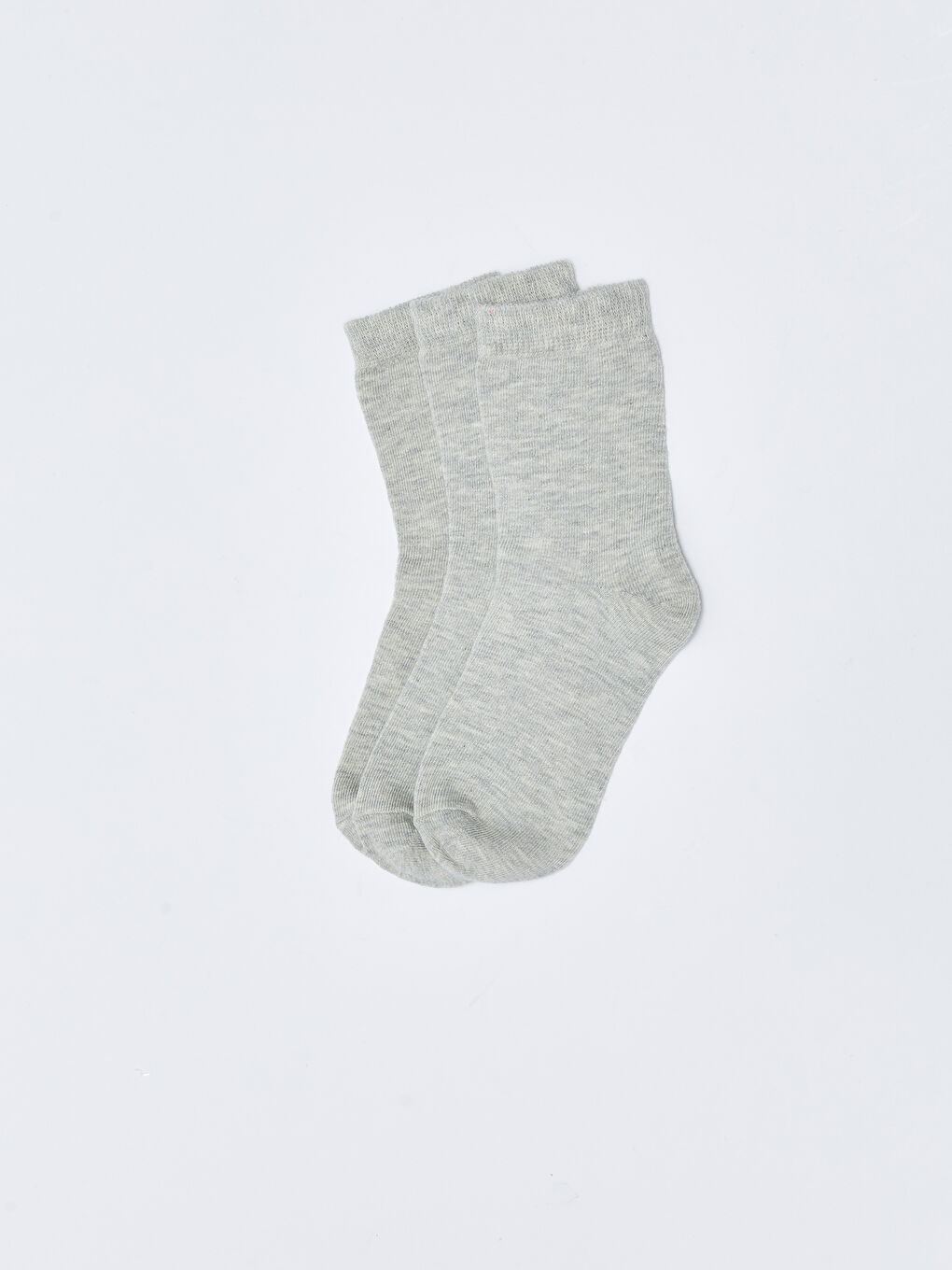 Gri Basic Erkek Çocuk Soket Çorap 3'lü