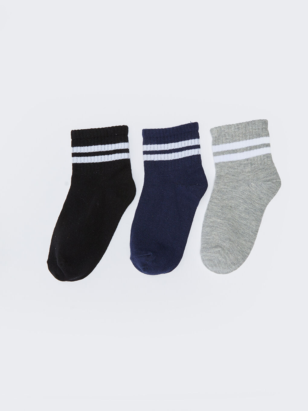 Striped Boys' Ankle Socks 3-Pack