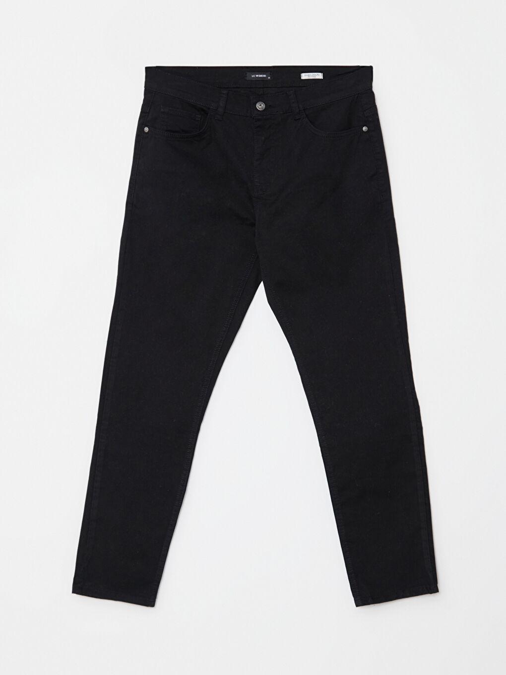 Slim Fit Twill Men's Trousers-5
