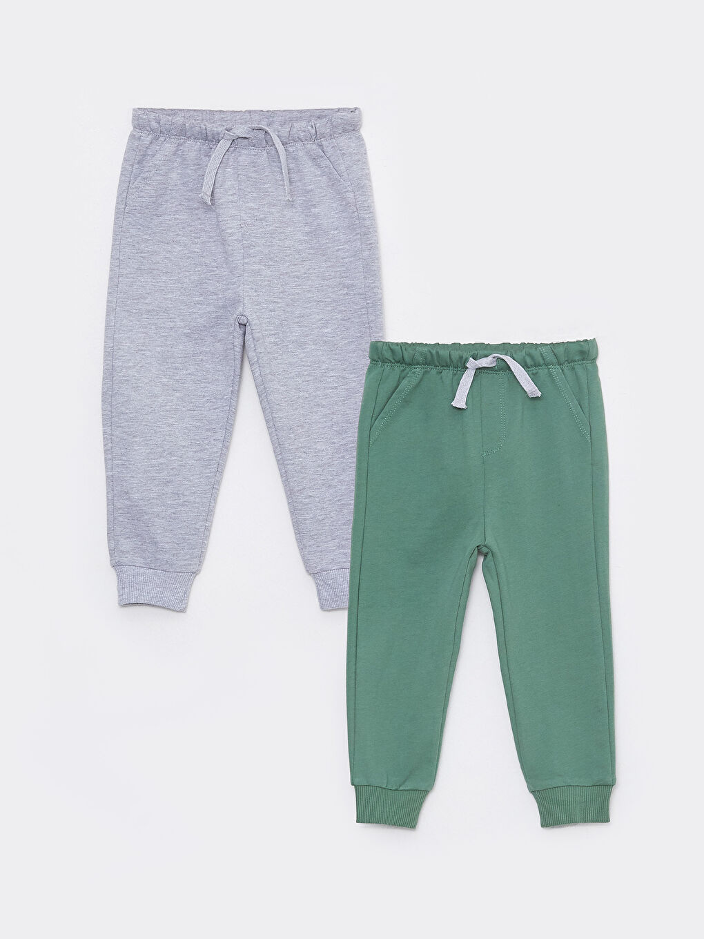 Yeşil Basic Erkek Bebek Eşofman Alt 2'li