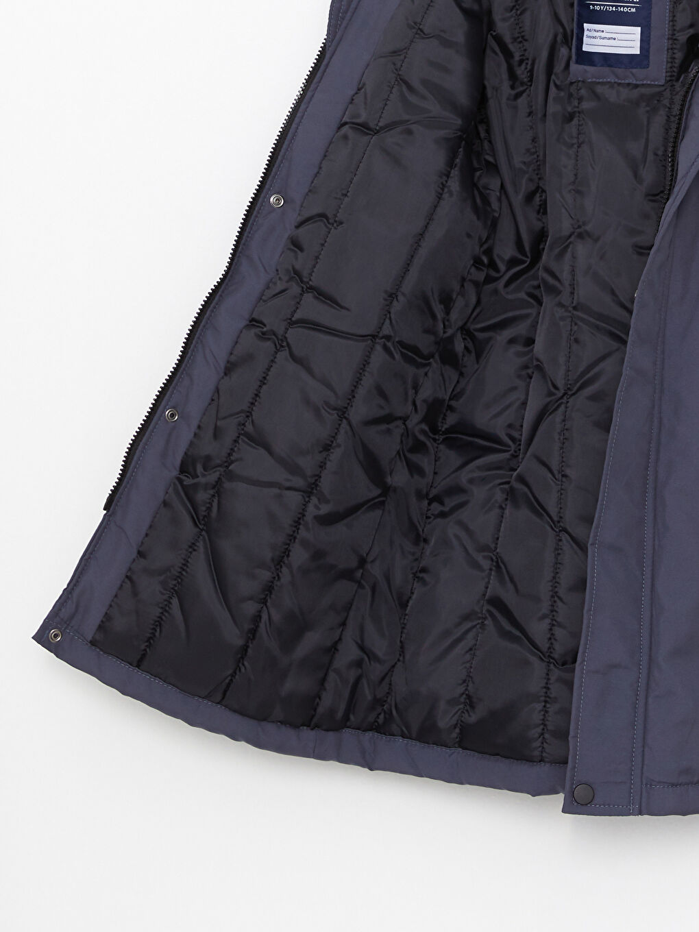 Hooded Printed Boy Coat-4