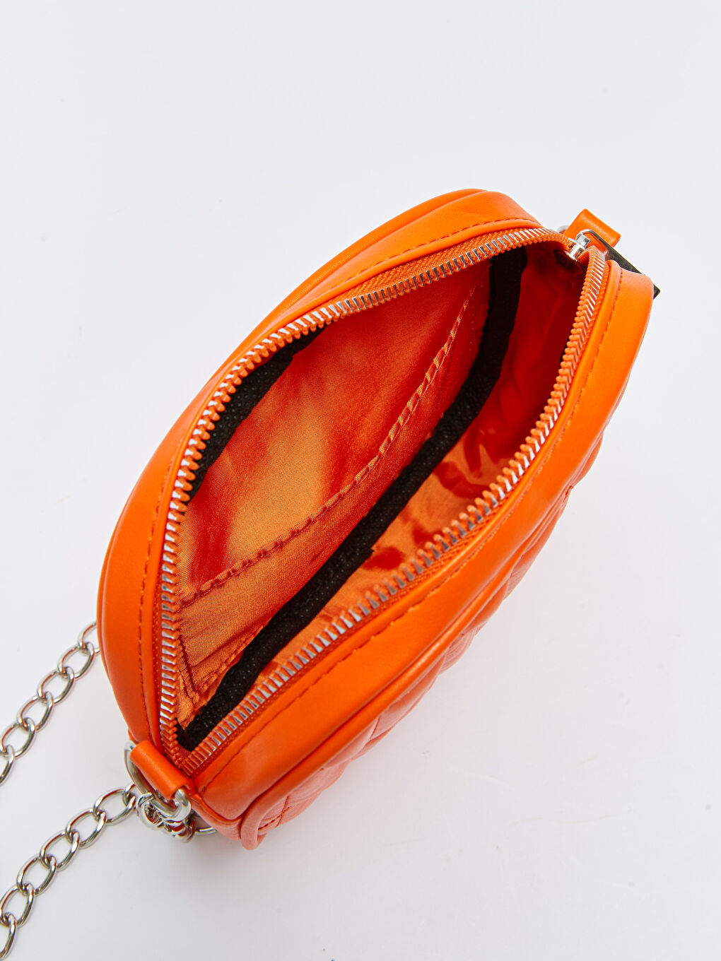 Leather Look Quilted Women's Crossbody Bag-4