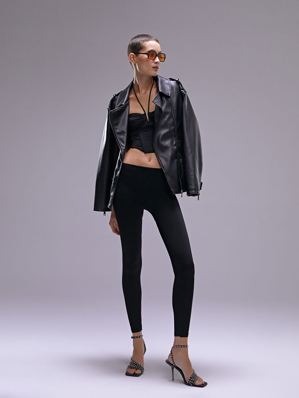 Siyah Toparlayıcı Seamless Kadın Tayt