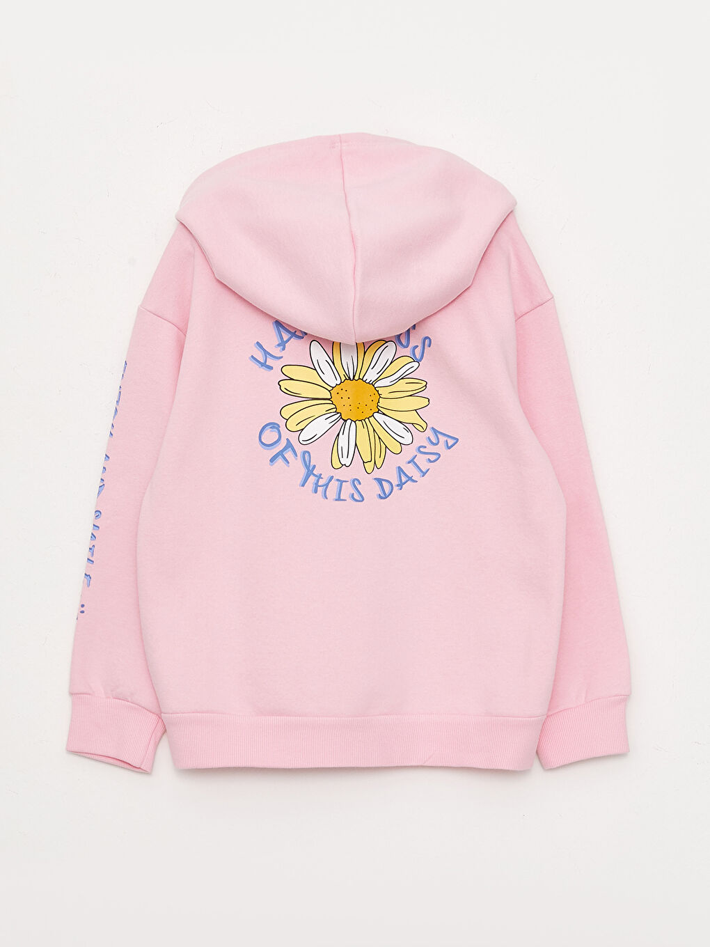 Hooded Printed Long Sleeve Girls' Sweatshirt-5